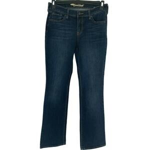 Old Navy Jeans Women's 8 Regular Fit Bootcut Straight Leg Pockets Whiskers Denim